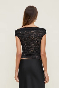 Off Shoulder Lace Top