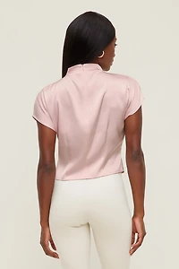 Ella Layered Satin Blouse
