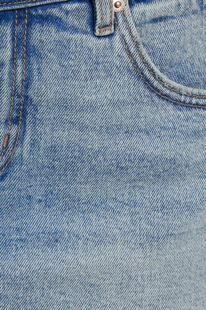 Denim Micro Skort