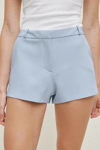 Fitted Mid Rise Shorts