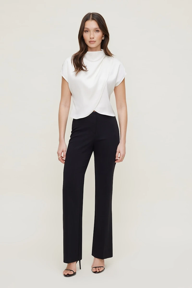 Ella Layered Satin Blouse