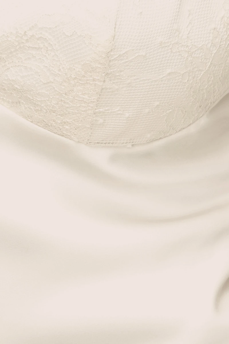Satin Lace Cami Top