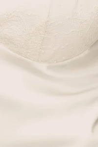 Satin Lace Cami Top