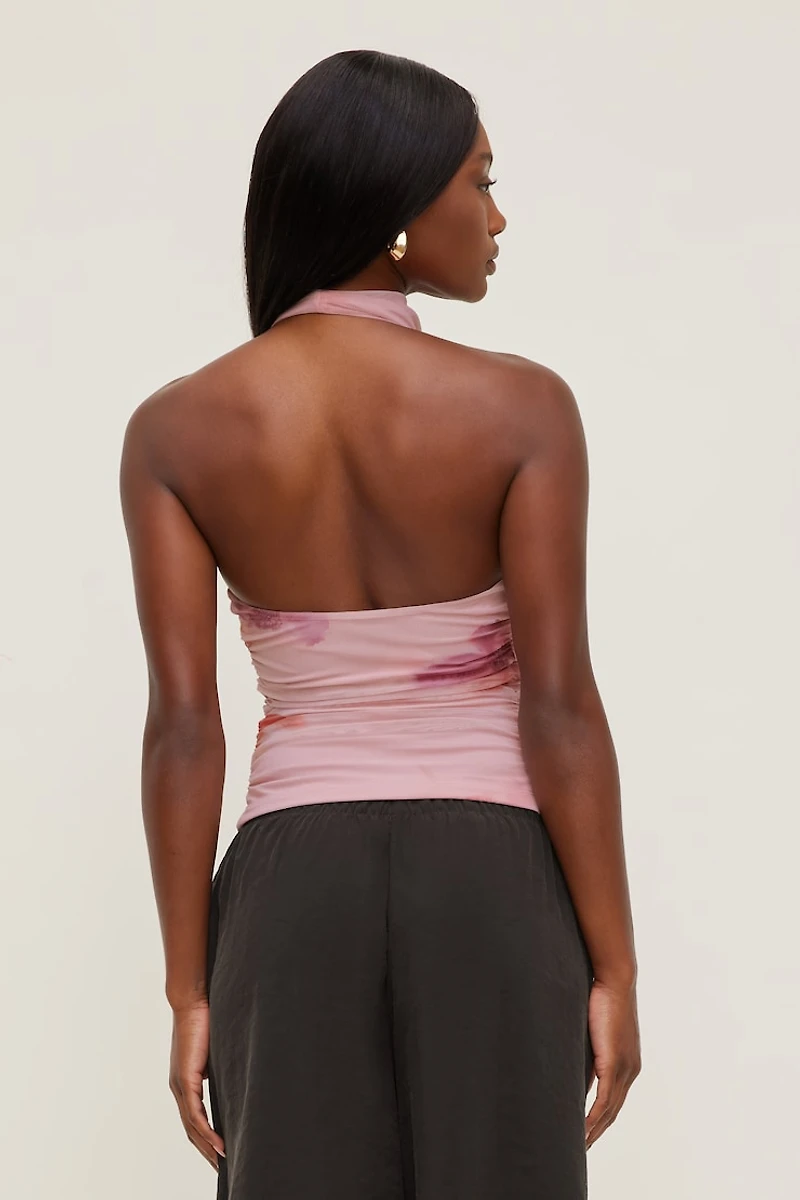 Bry Mesh Halter Top