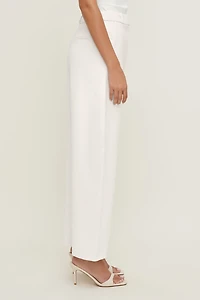 Mid Rise Barrel Leg Pants