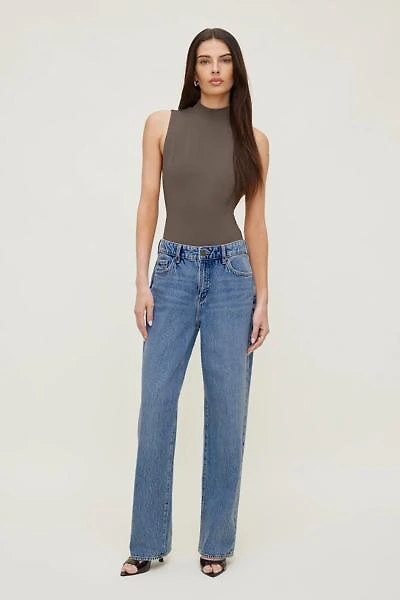 Mika Mid Rise Relaxed Straight Leg Jeans