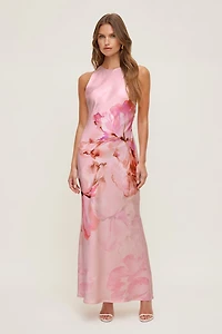Andy Satin Maxi Dress