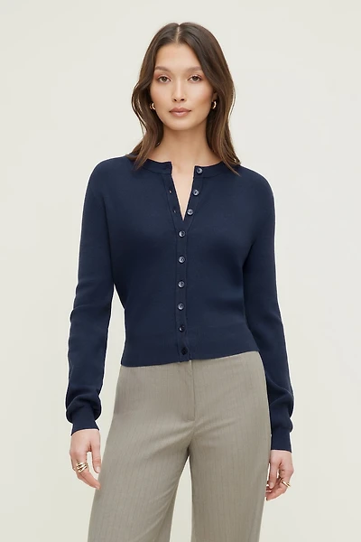 Rebecca Crewneck Cardigan