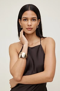 Bracelet surdimensionné massif à charnière