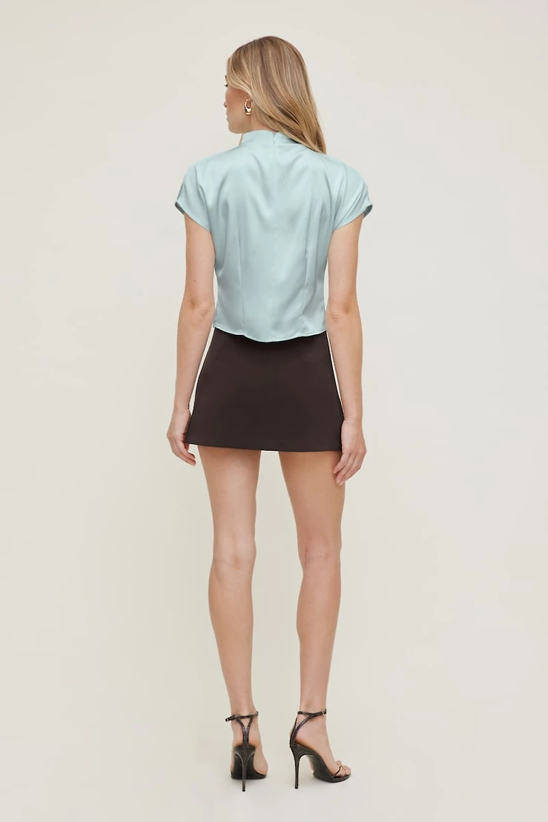 Ella Layered Satin Blouse