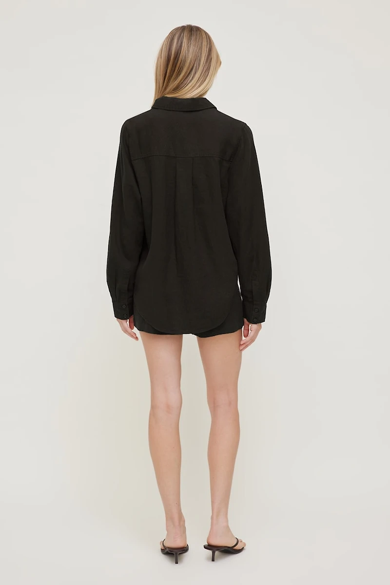Isla Oversized Linen Shirt