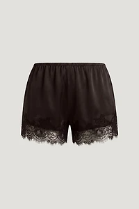 Lace Satin Shorts