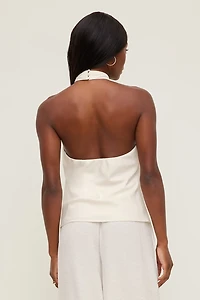 Buckle Halter Top