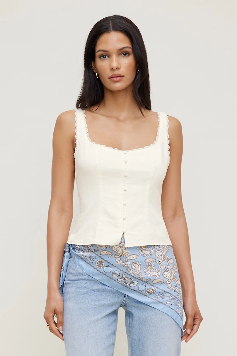 Camisole en lin