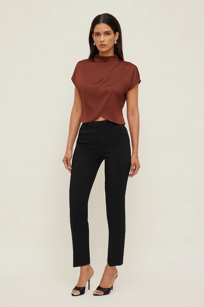Ella Layered Satin Blouse
