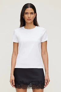 T-shirt ajusté en coton Emy