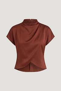 Ella Layered Satin Blouse