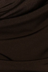 Cowl Neck Halter Top