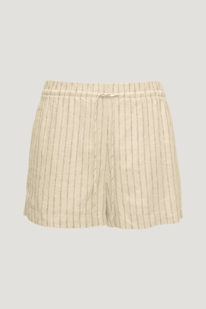 Linen High Rise Shorts
