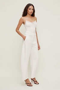 Sculpt Lace Trim Bodysuit