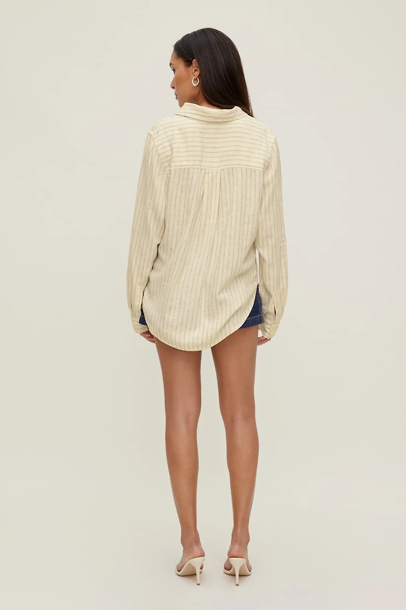 Isla Oversized Linen Shirt