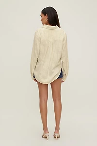Isla Oversized Linen Shirt