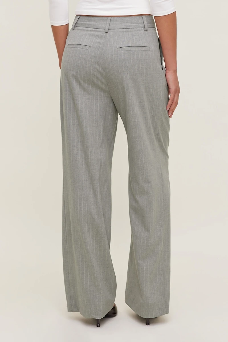 Alex Pinstripe Wide Leg Pants