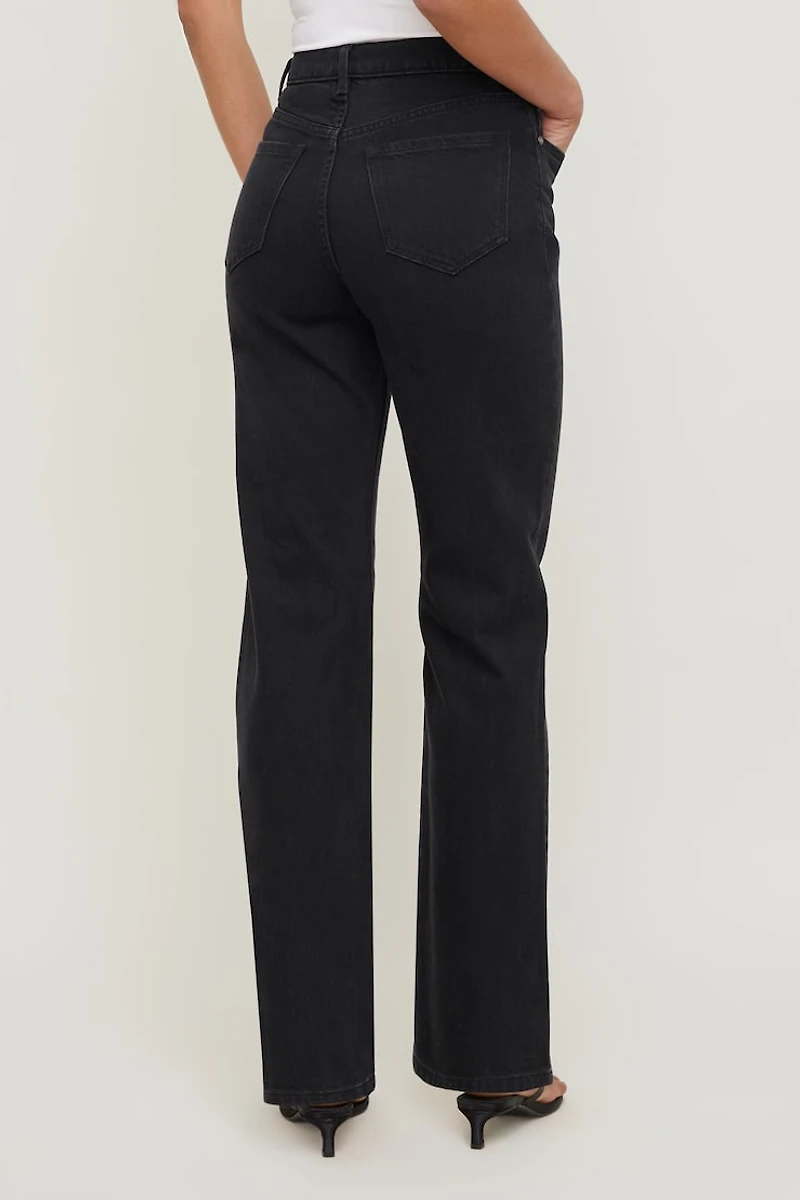 Olivia Comfort High Rise Straight Leg Jeans