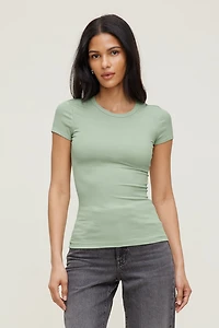 T-shirt à col rond Rumi