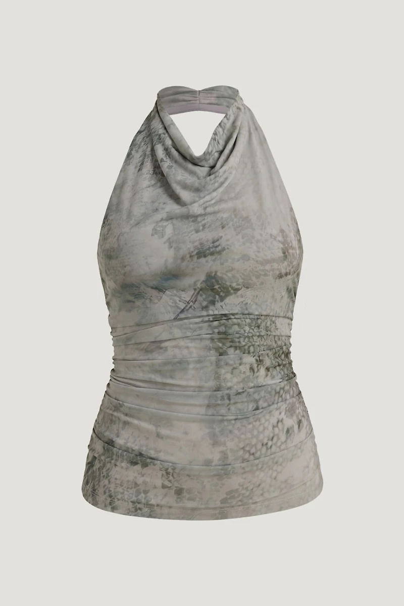Bry Mesh Halter Top