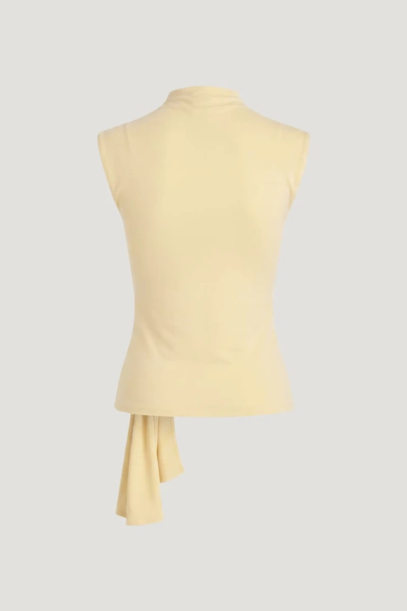 Sculpt Draped Scarf Top