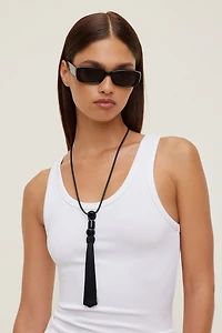Long Fringe Necklace