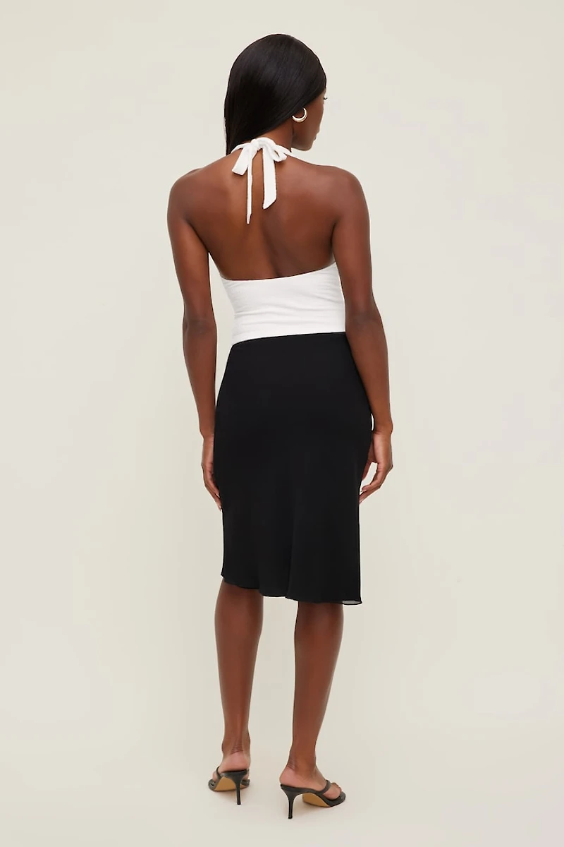V Neck Halter Top