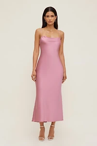 Aubrey Satin Maxi Dress