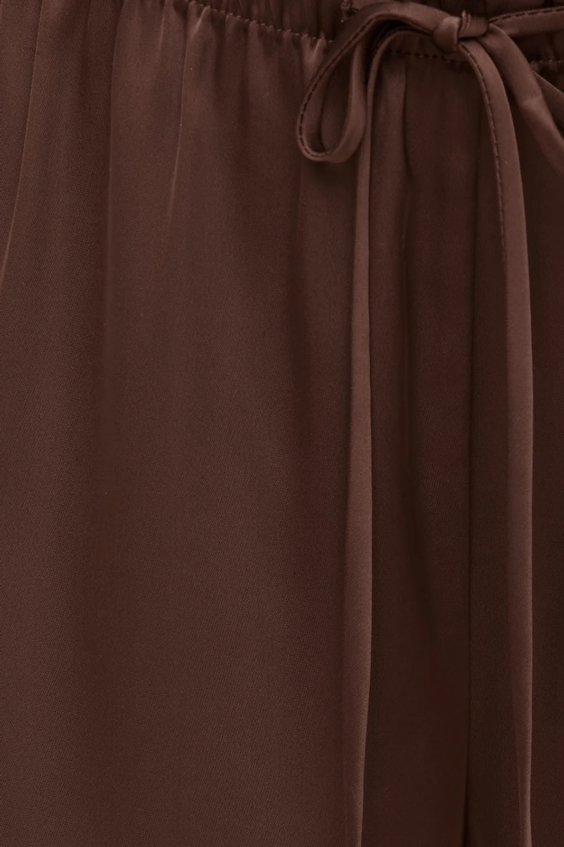 Leo Satin Wide Leg Pants
