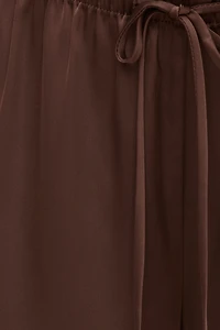 Leo Satin Wide Leg Pants