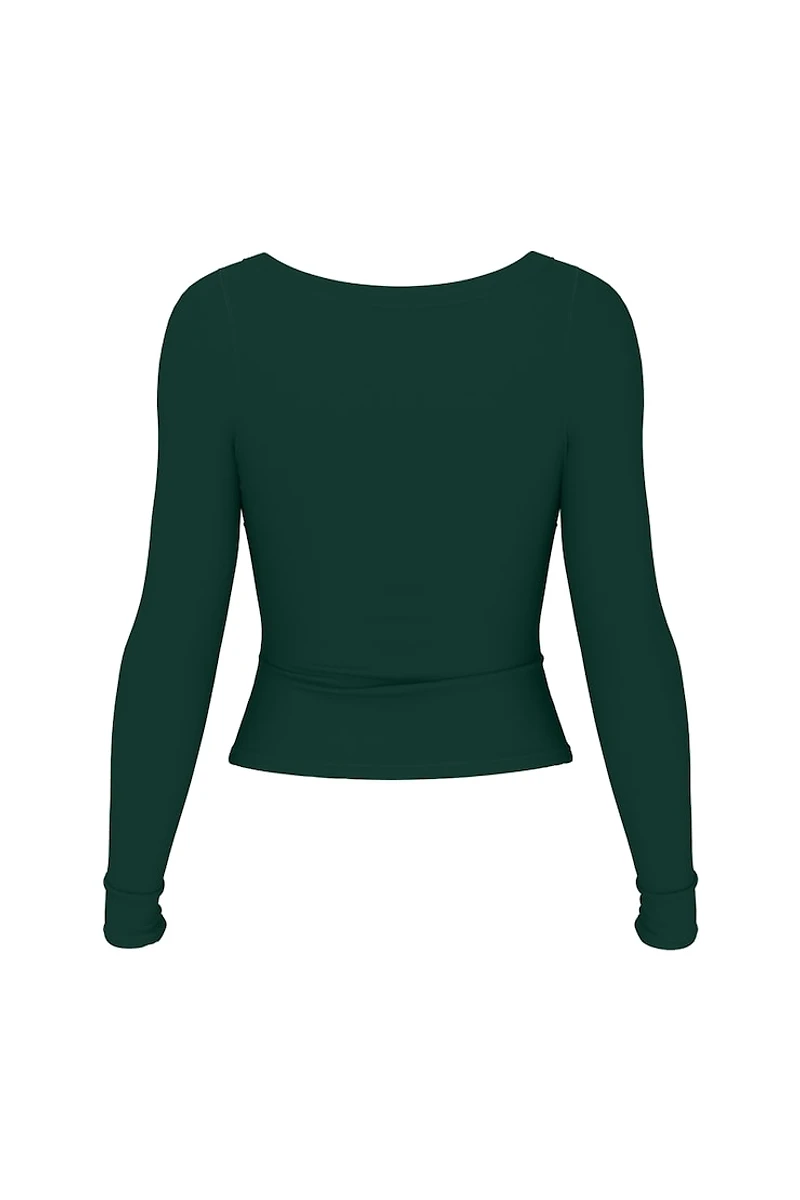 SnatchRib Crossover Longsleeve Top