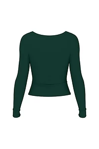 SnatchRib Crossover Longsleeve Top