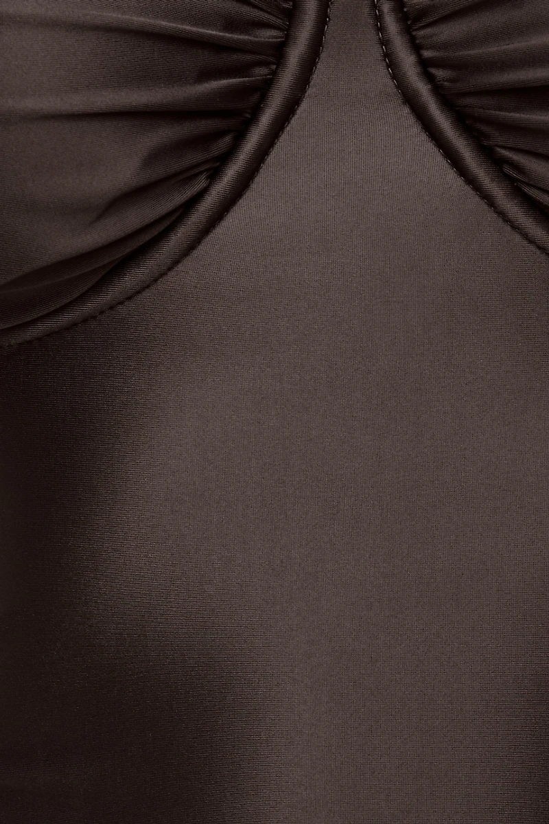 Monet Stretch Satin Top