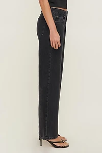 Jules Relaxed Low Rise Straight Leg Jeans