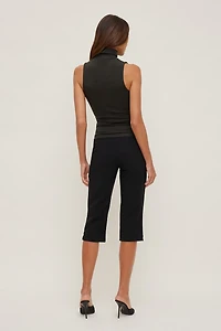High Rise Capri Pants