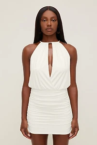 Sculpt Keyhole Mini Dress
