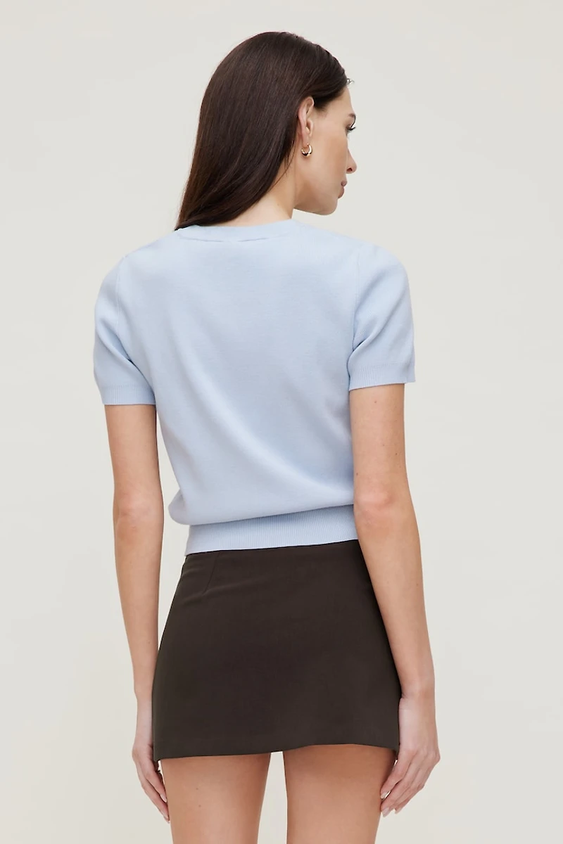 Clara Short Sleeve Sweater