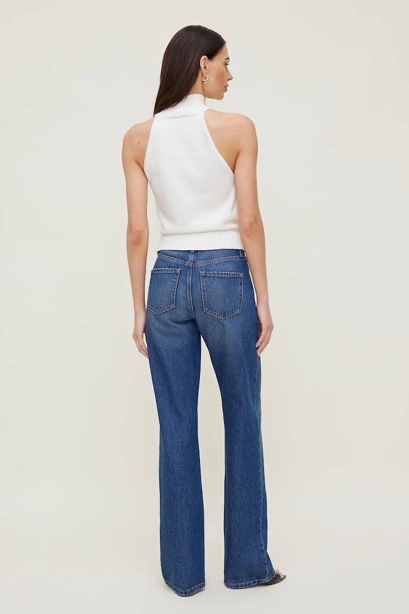Camisole en tricot à col roulé