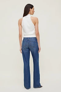Camisole en tricot à col roulé