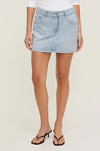 Gia Denim Mini Skort