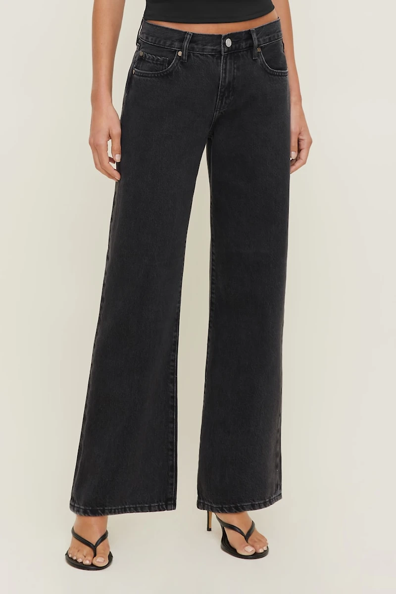Jules Relaxed Low Rise Straight Leg Jeans
