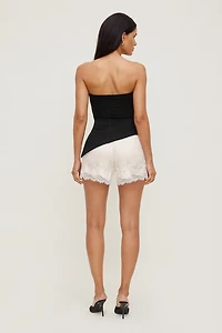 Lace Satin Shorts