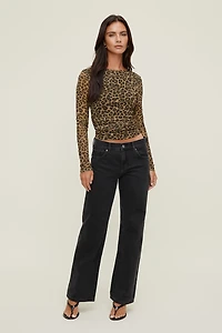 Stella Mesh Long Sleeve Top