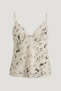 Plunge Babydoll Tank Top